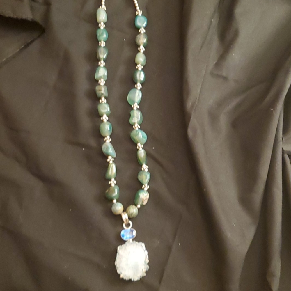 Druzy and jades